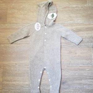 mi.le bebe Brown Footsie, 1M, Brand New